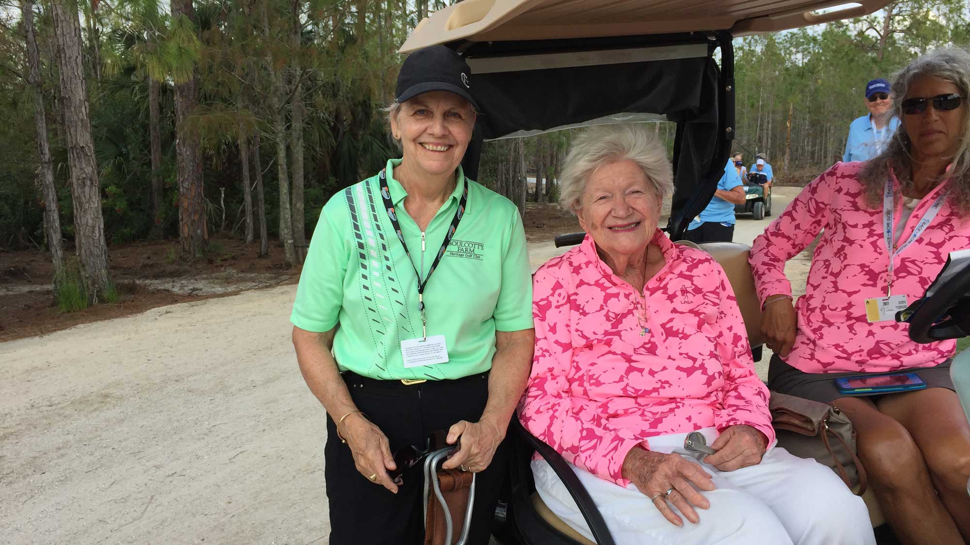 MJ Smith with LPGA Founder Marilynn Smith