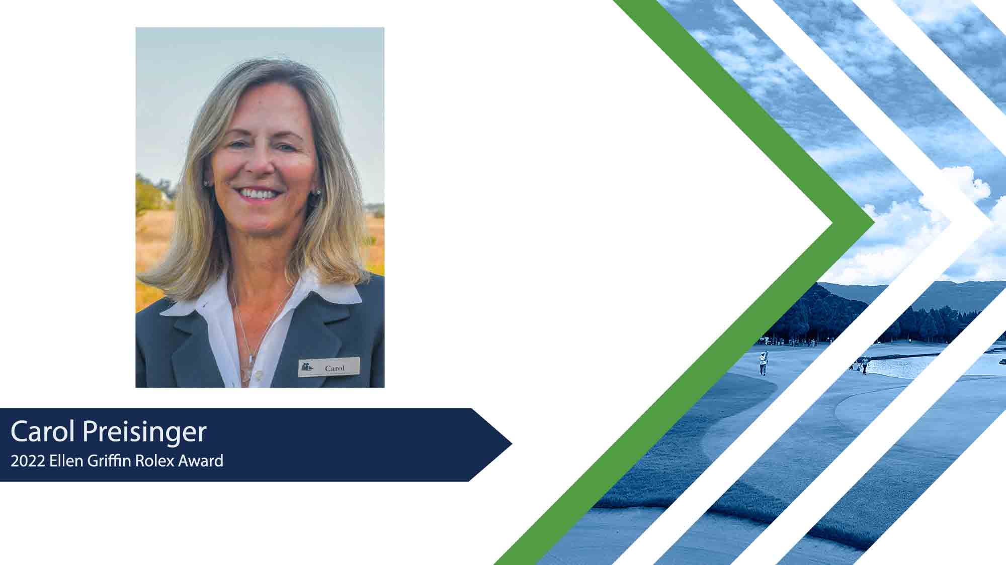 Carol Preisinger Receives 2022 Ellen Griffin Rolex Award
