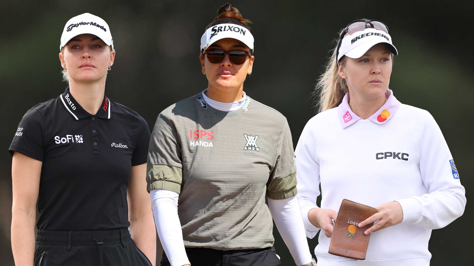 Charley Hull, Hannah Green and Brooke Henderson