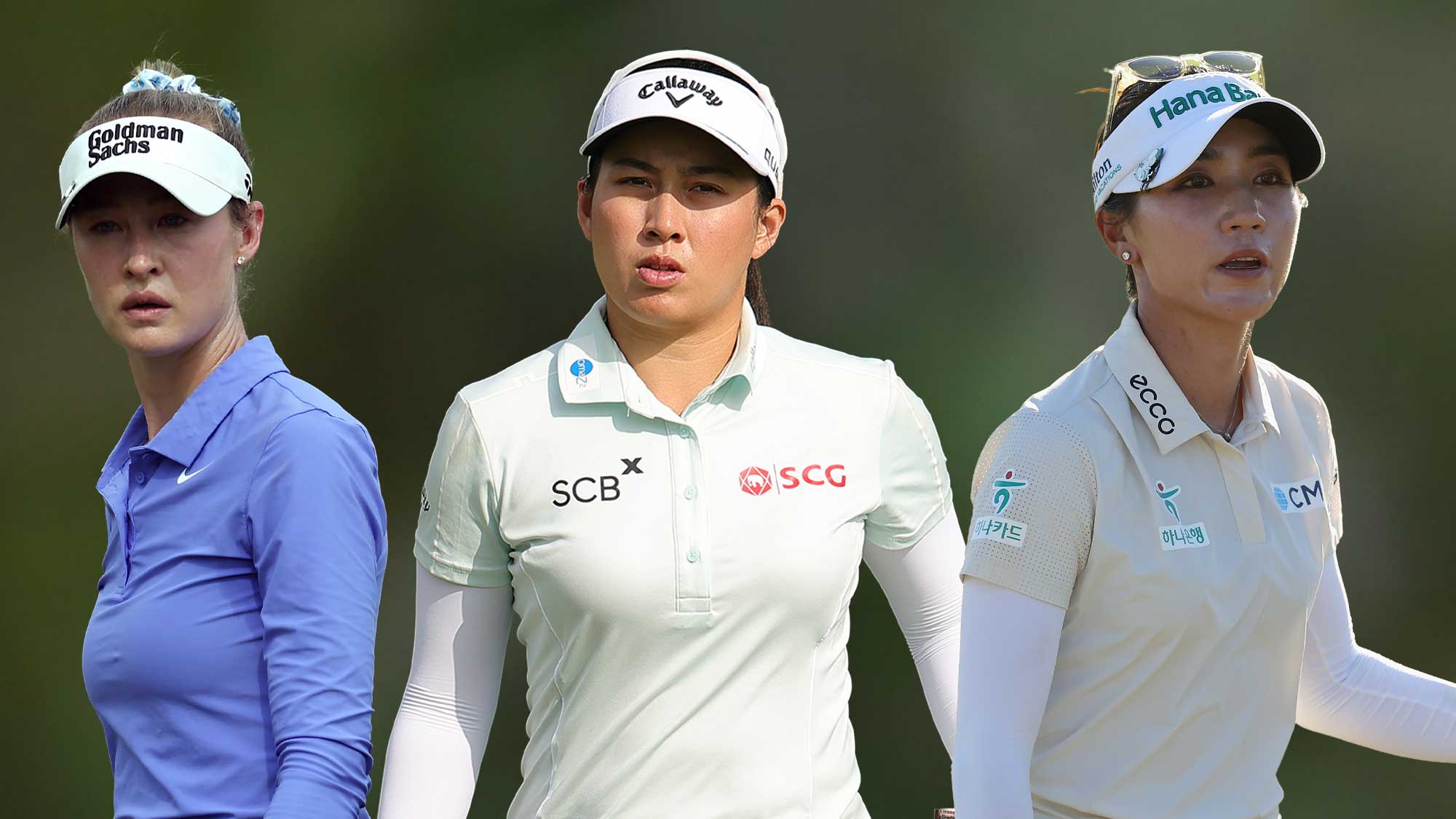 Nelly Korda, Jeeno Thitikul and Lydia Ko