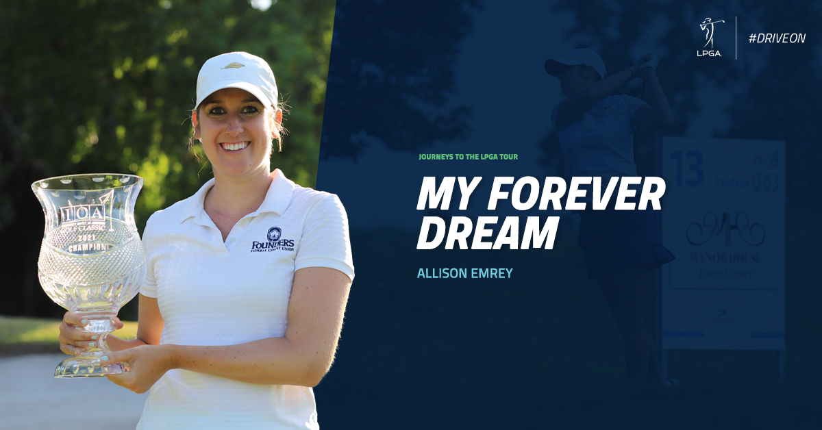 Allison Emrey My Forever Dream | LPGA | Ladies Professional Golf ...