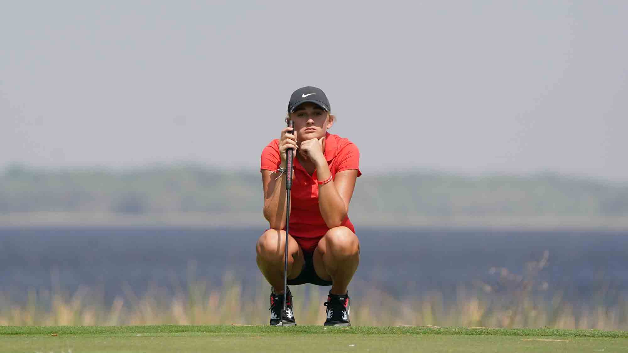 Gianna Clemente during the opening round of the Florida's Natural Charity Classic