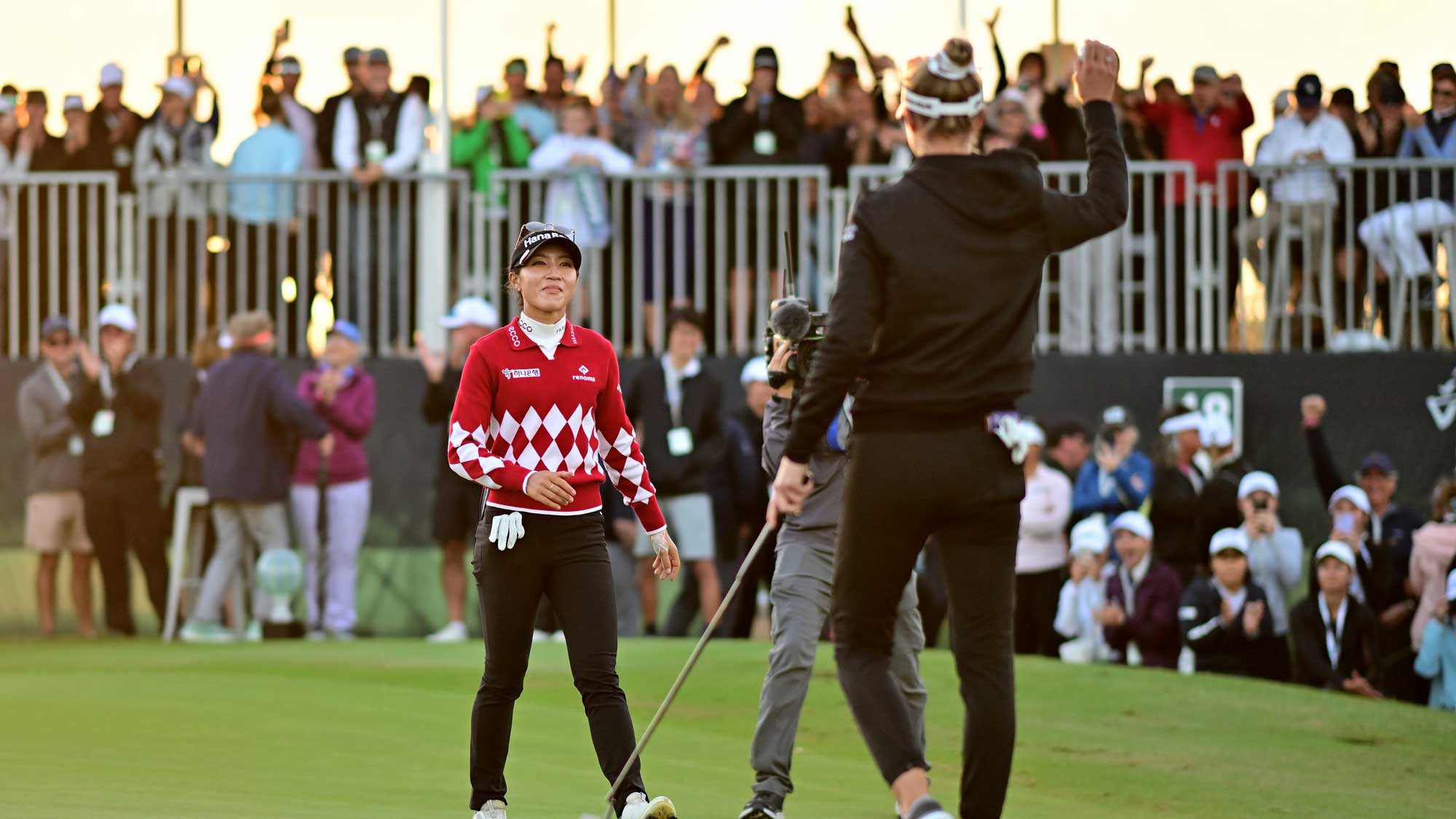 Lydia Ko and Nelly Korda