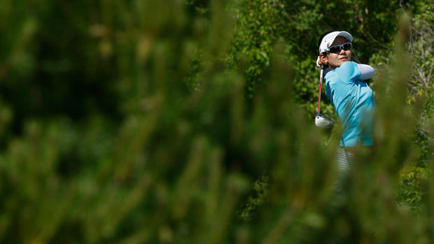 Ai Miyazato during the final round of the 2013 Wegmans LPGA Championship