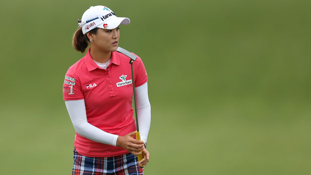 So Yeon Ryu wearing Red, White, and Blue at the U.S. Women's Open