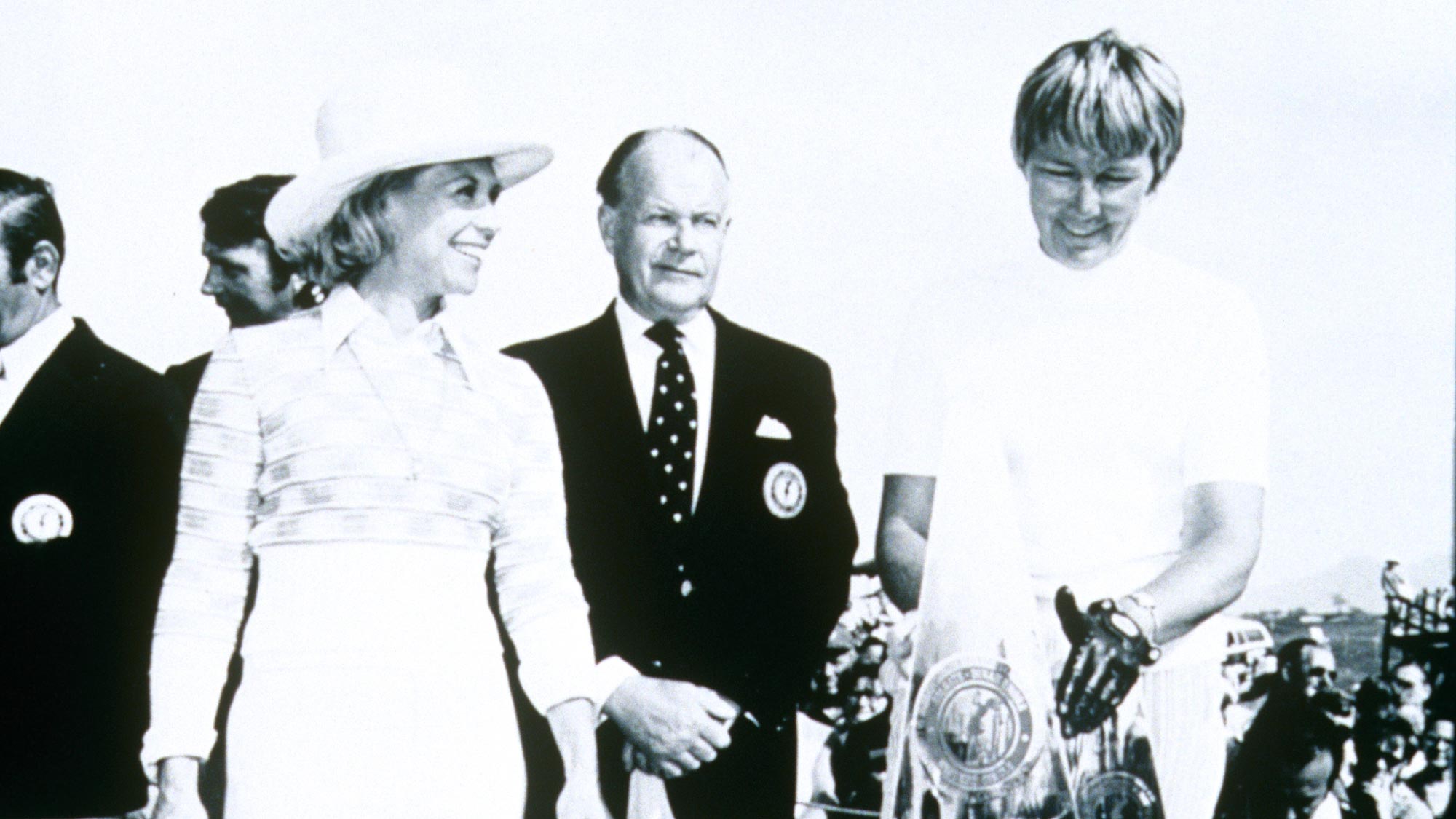 Dinah Shore, David Foster and Mickey Wright