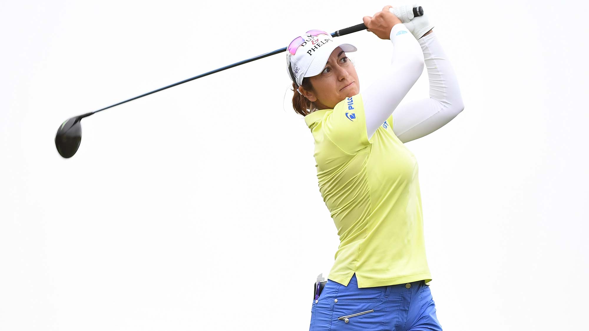 Marina Alex of the United States plays a shot the final round of the Buick LPGA Shanghai