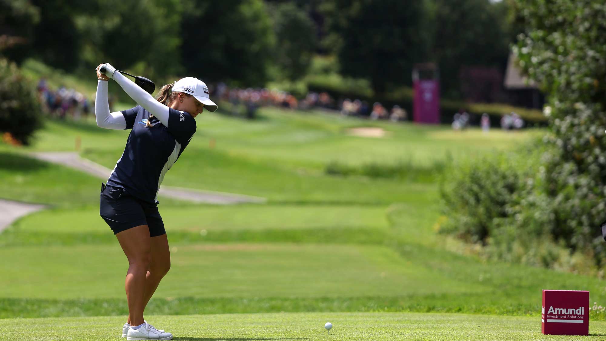 Stephanie Kyriacou Climbs Into First 54-Hole Lead of Tour Career at The Amundi Evian Championship | LPGA | Ladies Professional Golf Association