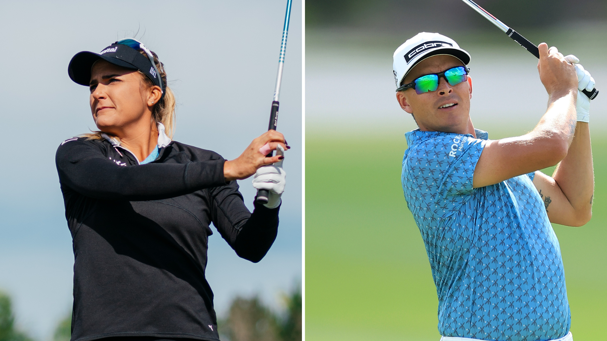 Lexi Thompson and Rickie Fowler