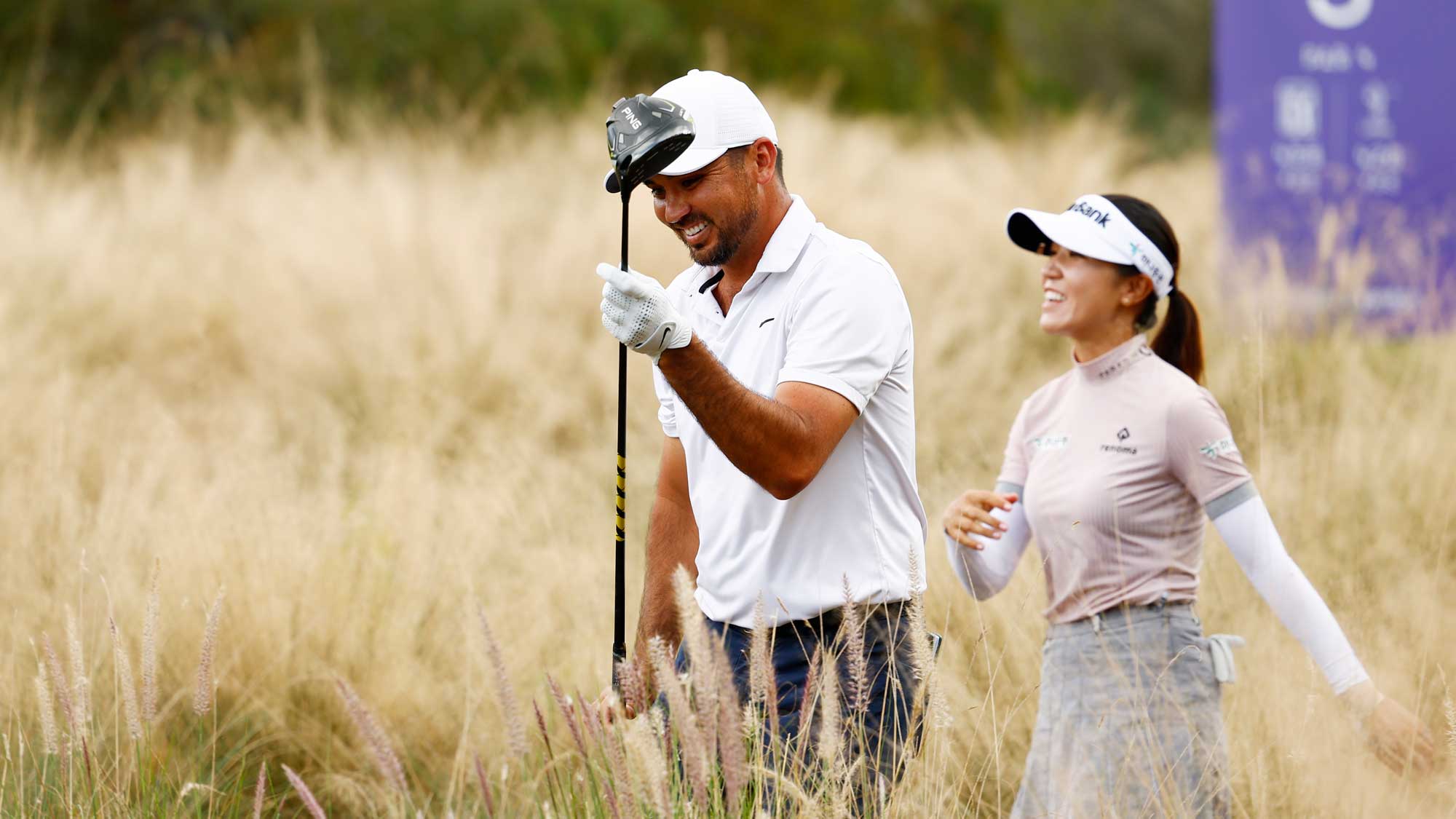 Lydia Ko and Jason Day