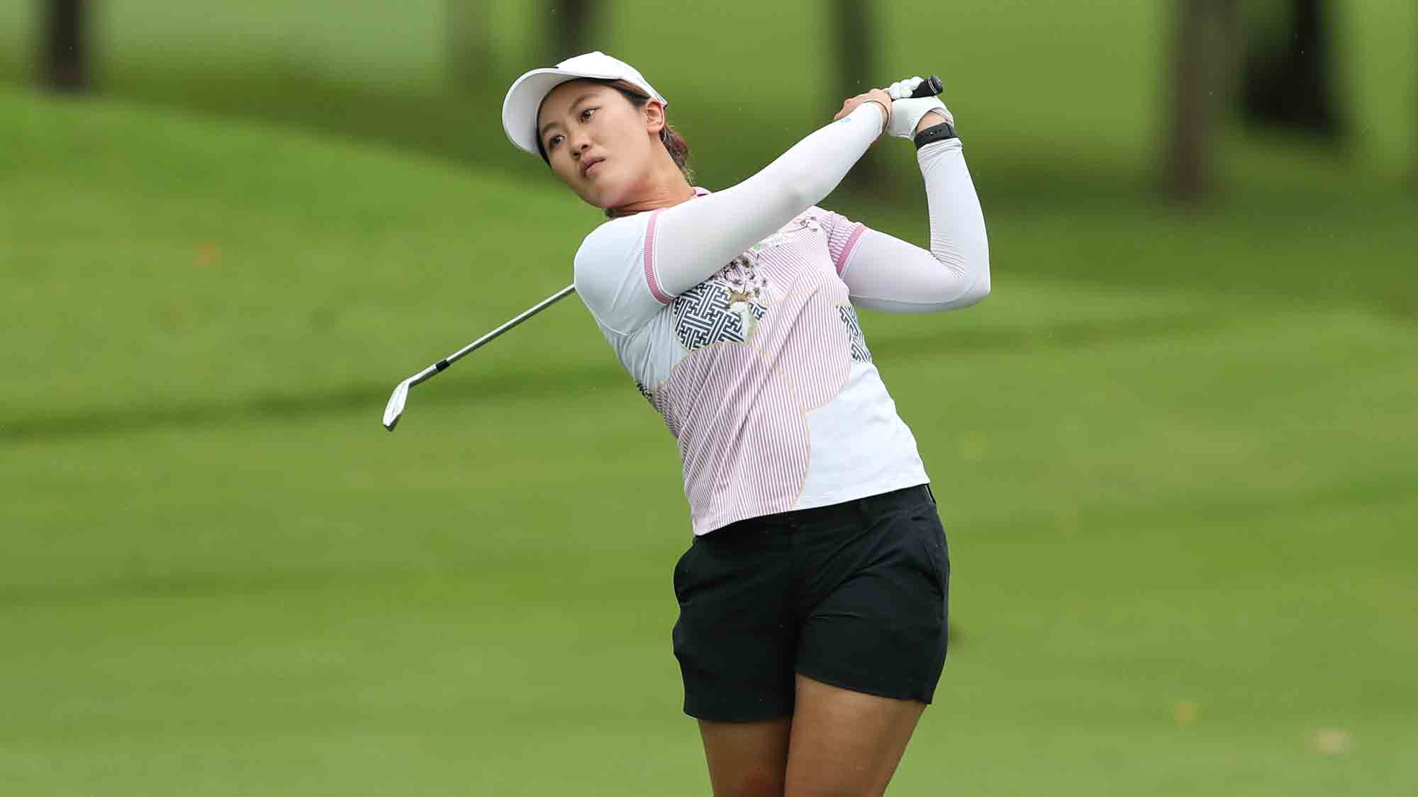 Xiyu Lin Relying On Caddie S Experience At Honda Lpga Lpga Ladies Professional Golf Association