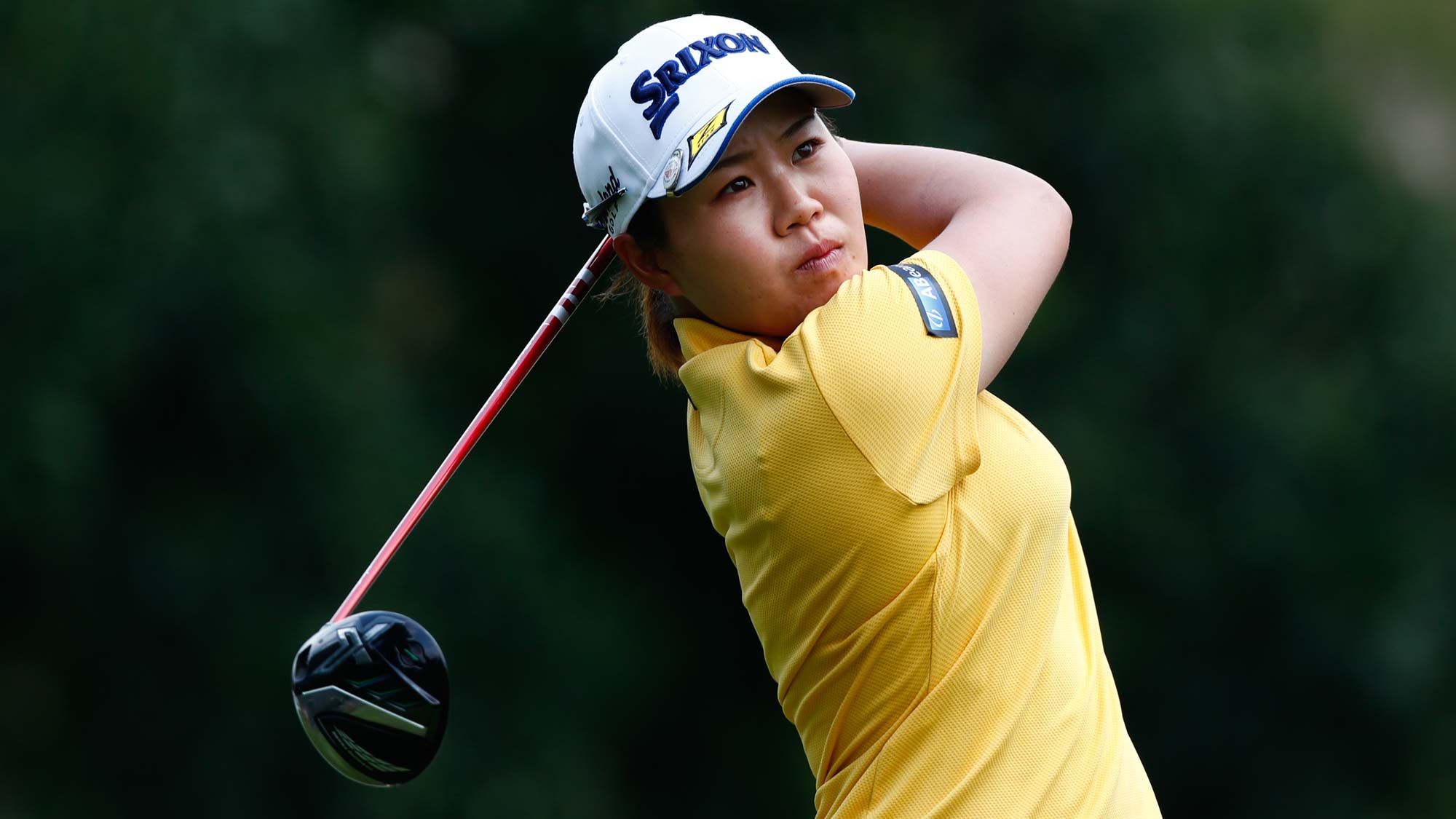 Nasa Hataoka of Japan tees off at the 11th hole during the first round of Honda LPGA Thailand