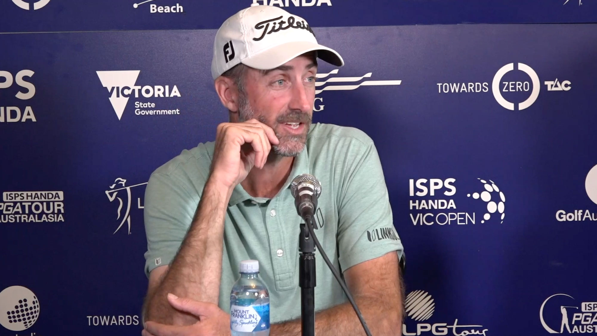 Geoff Ogilvy interview ISPS Handa Vic Open