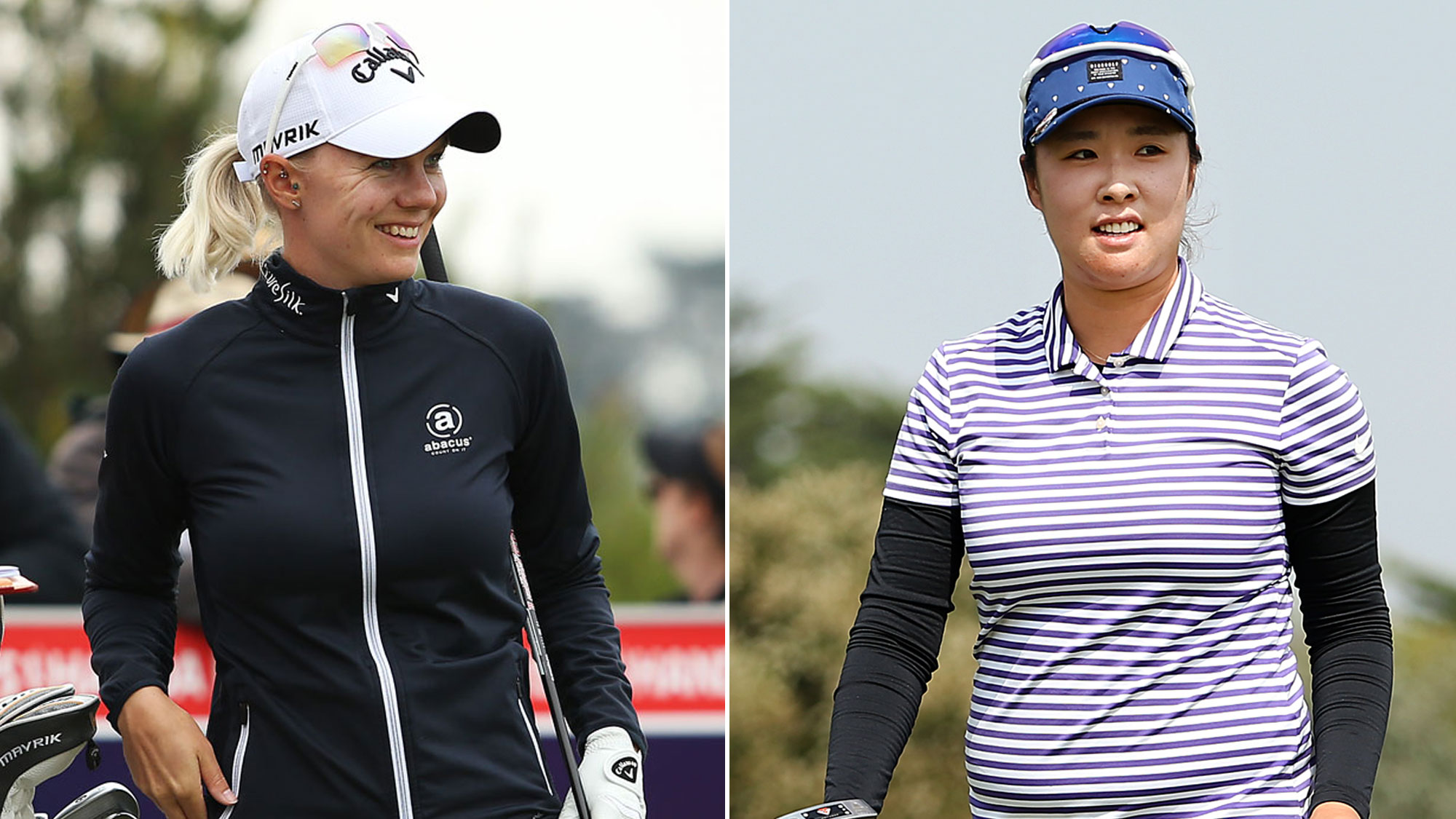 Madelene Sagstrom and Haeji Kang lead after Round 1 of ISPS Handa Vic Open