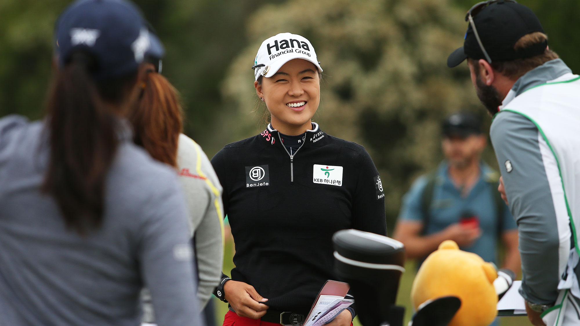 Minjee Lee smiles at ISPS Handa Vic Open