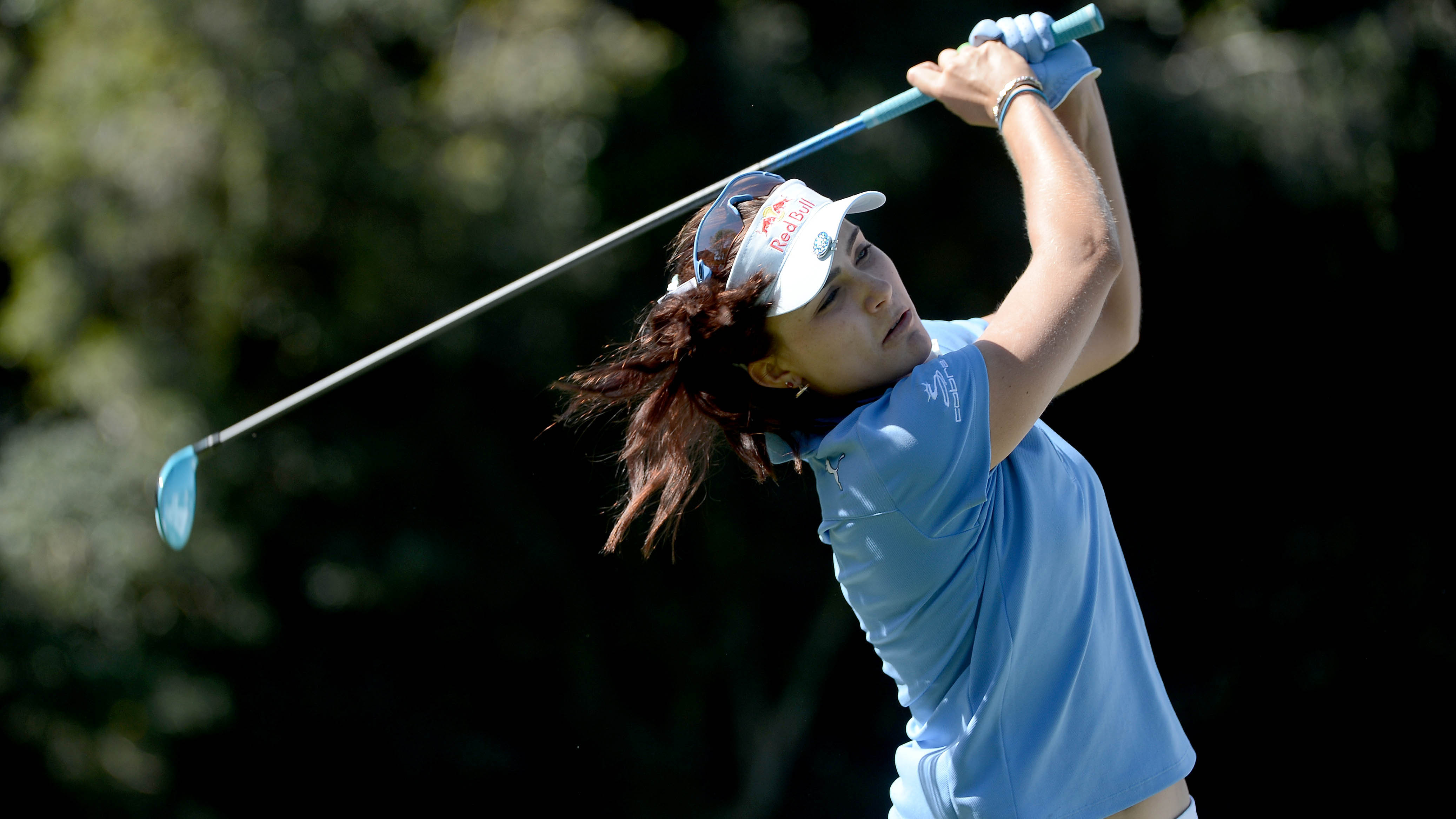 Lexi Thompson tees off the 2nd hole during Round One of the LPGA KIA Classic at the Aviara Golf Club on March 26, 2015 in Carlsbad, California