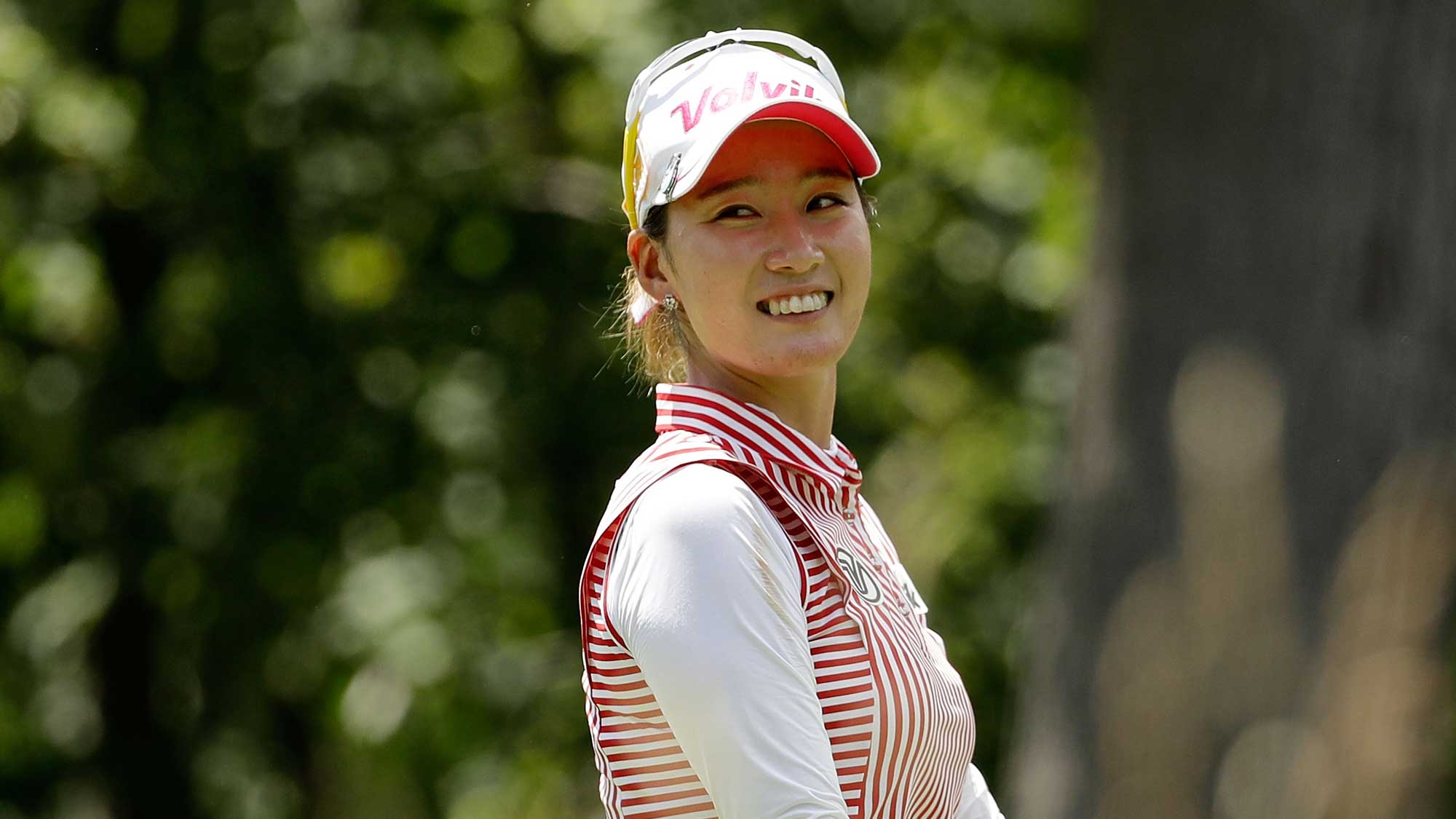 Chella Choi of South Korea walks off the fifth tee box during the third round of the 2017 KPMG PGA Championship