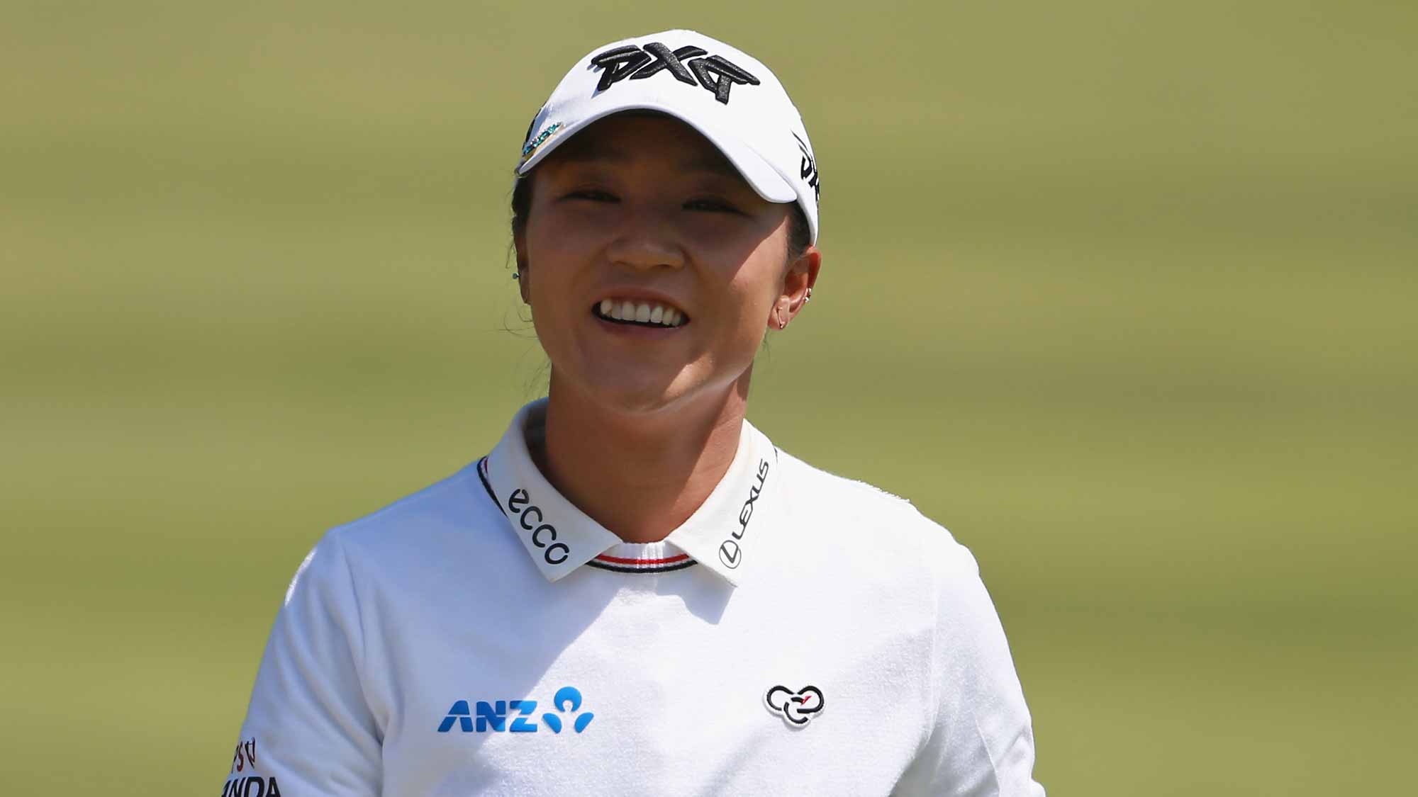 Lydia Ko of New Zealand walks off the green on the second hole during the final round of the LPGA MEDIHEAL Championship at Lake Merced Golf Club on April 29, 2018 in Daly City, California