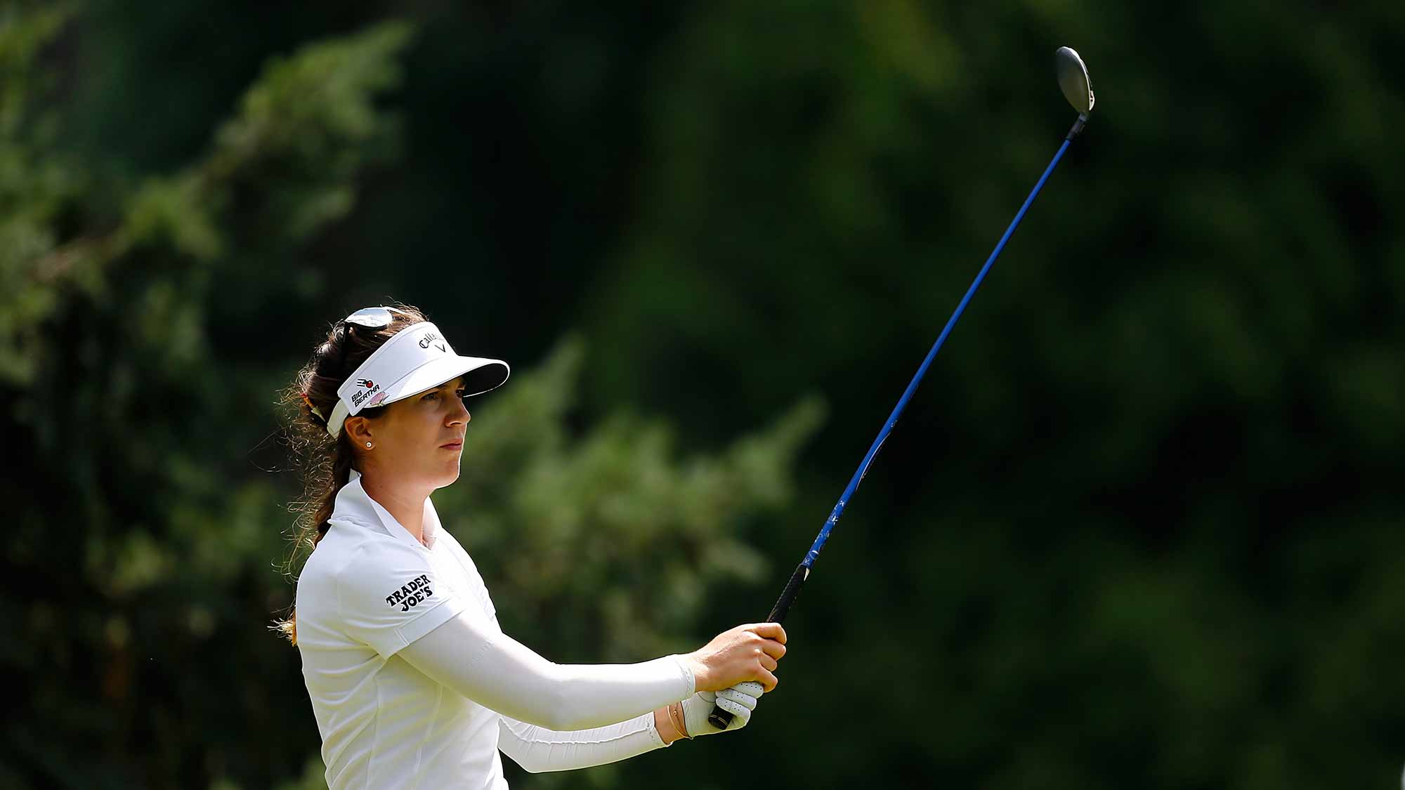 Sandra Gal of Germany hits on the 14th hole during the third round of the LPGA Cambia Portland Classic at Columbia Edgewater Country Club