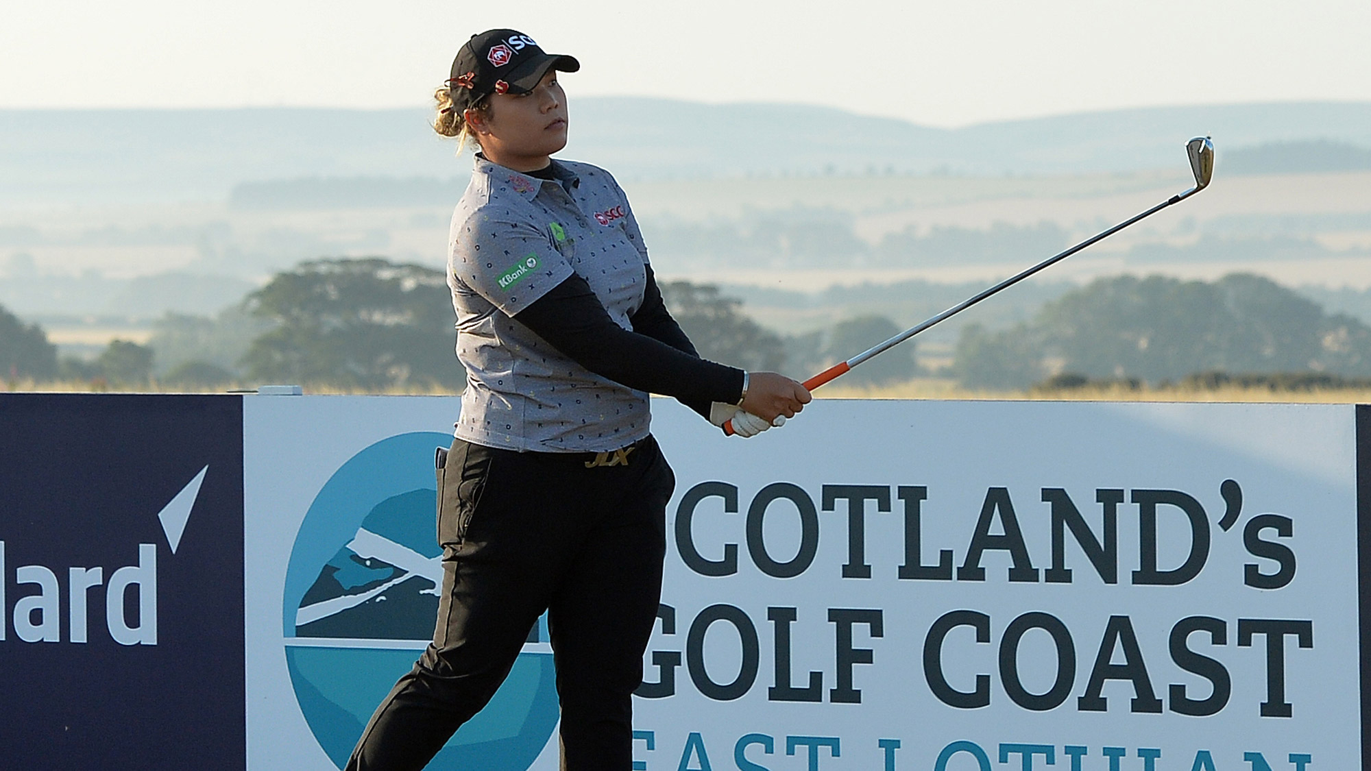 Ariya Jutanugarn Takes a Swing on Day Two in Scotland