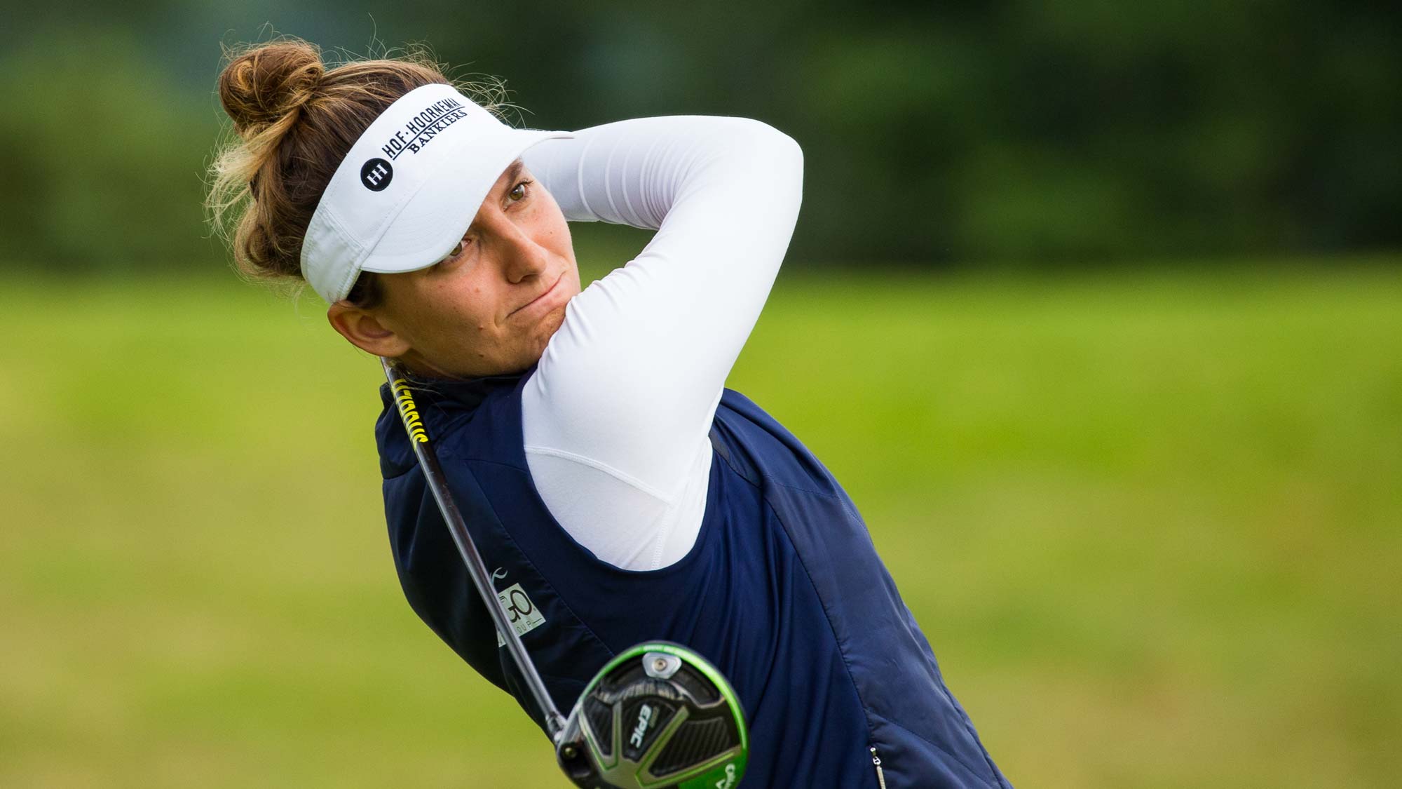 Anne van Dam of Holland during the second round. 