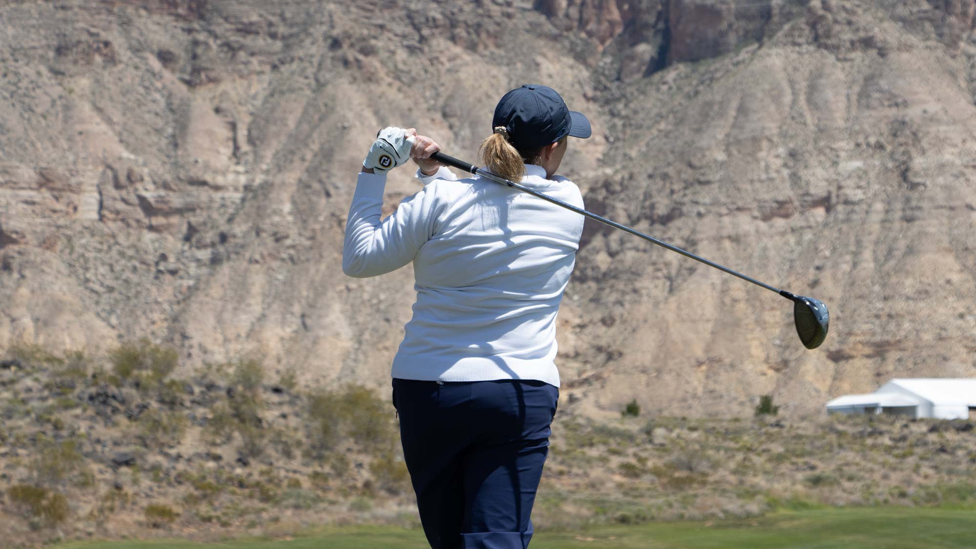 Cristie Kerr during a practice round before the 2024 LPGA Senior Championship