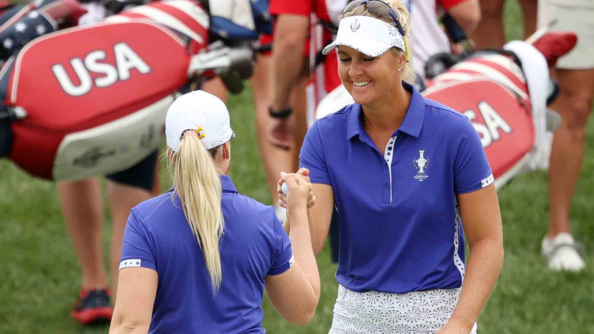 Anna Nordqvist and Matilda Castren