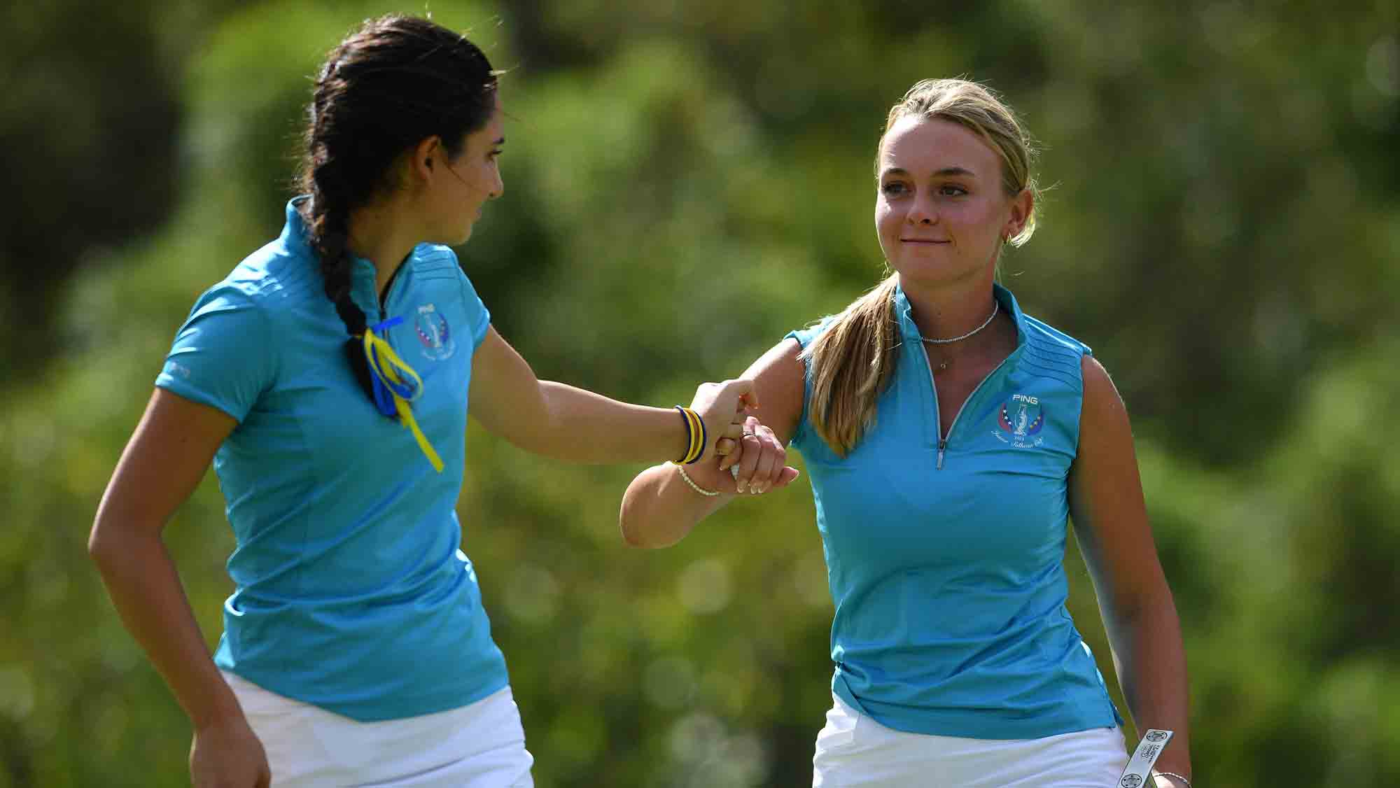 Team Europe in Control After Day One at PING Junior Solheim Cup LPGA