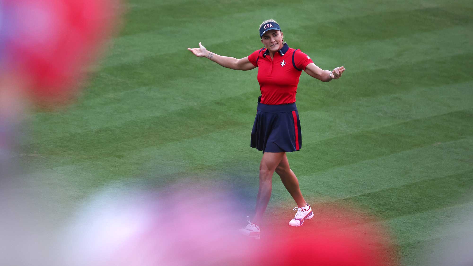 Featured Friday Fourball Match 2024 Solheim Cup News LPGA