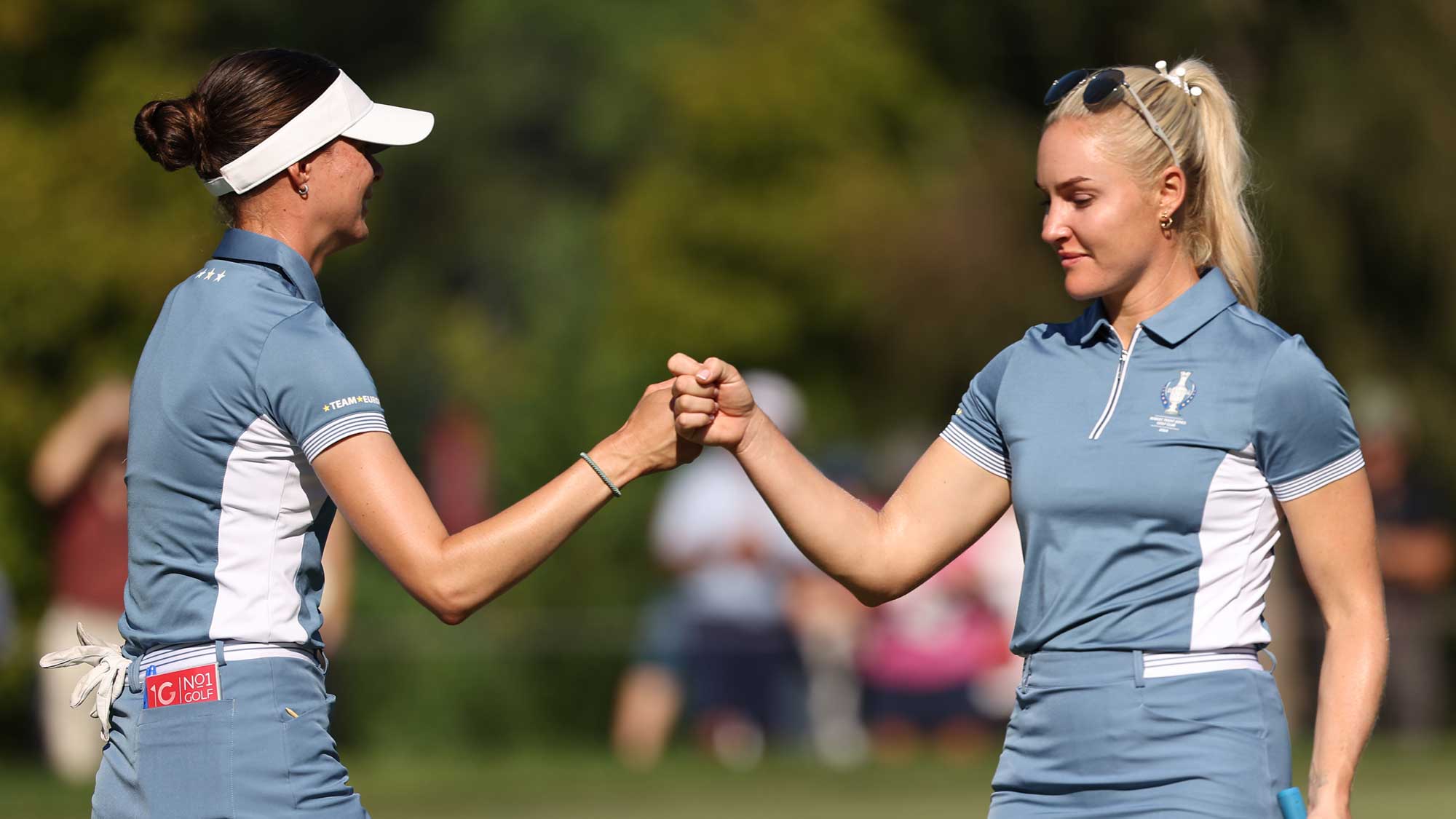 Esther Henseleit and Charley Hull 