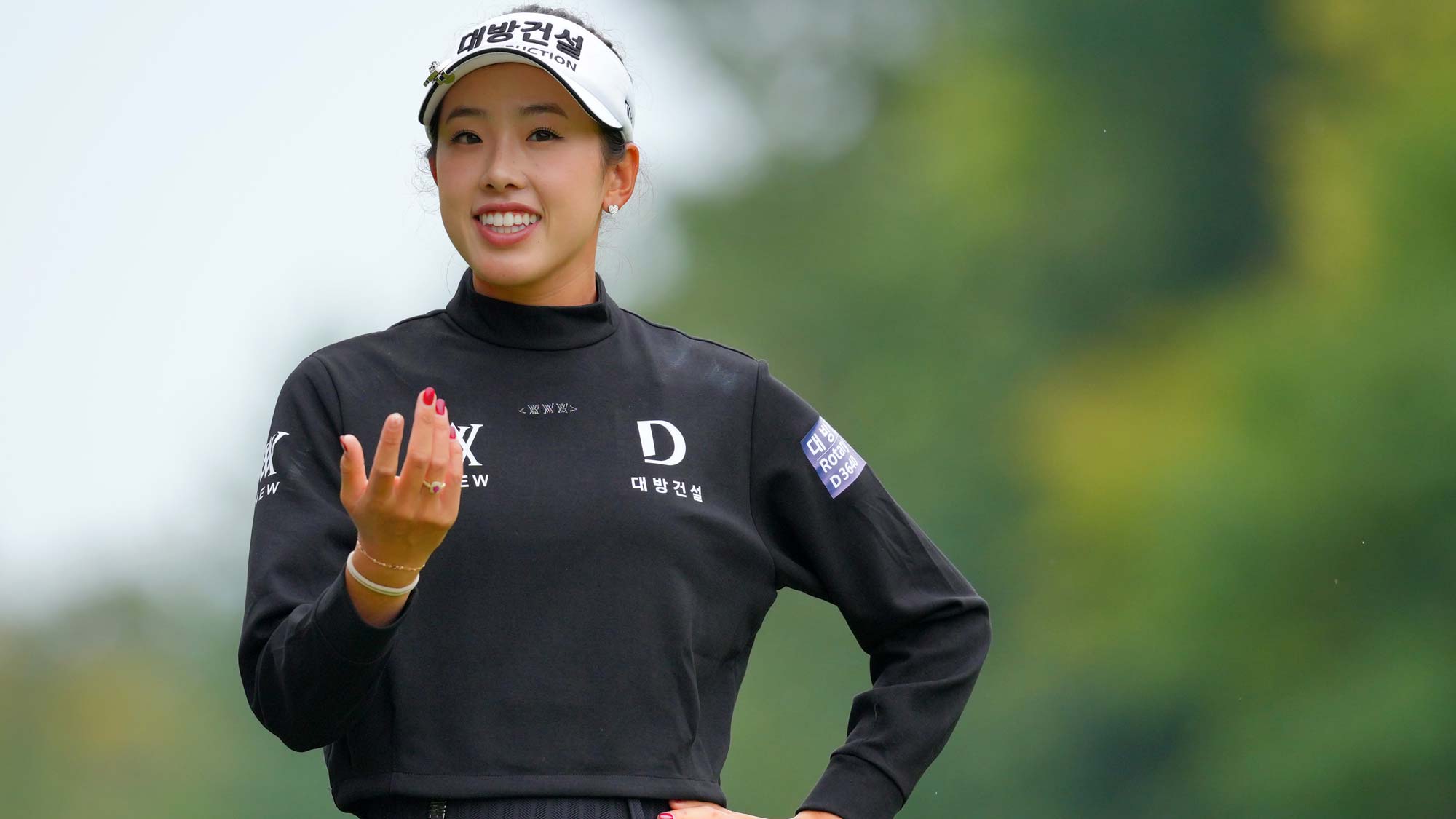 Yealimi Noh of the United States is seen on the 17th hole during the second round of the TOTO Japan Classic 2024