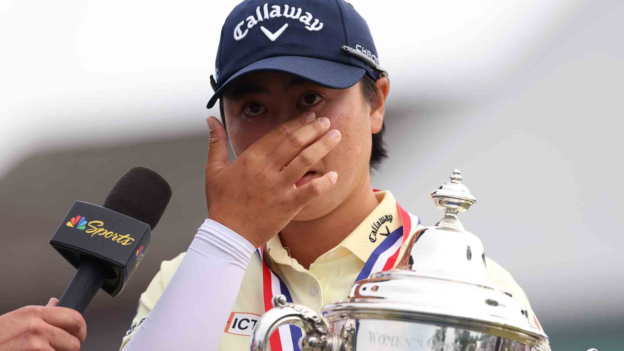 Yuka Saso Emotional After Securing Second Major Title at 79th U.S. Women’s Open | LPGA | Ladies Professional Golf Association