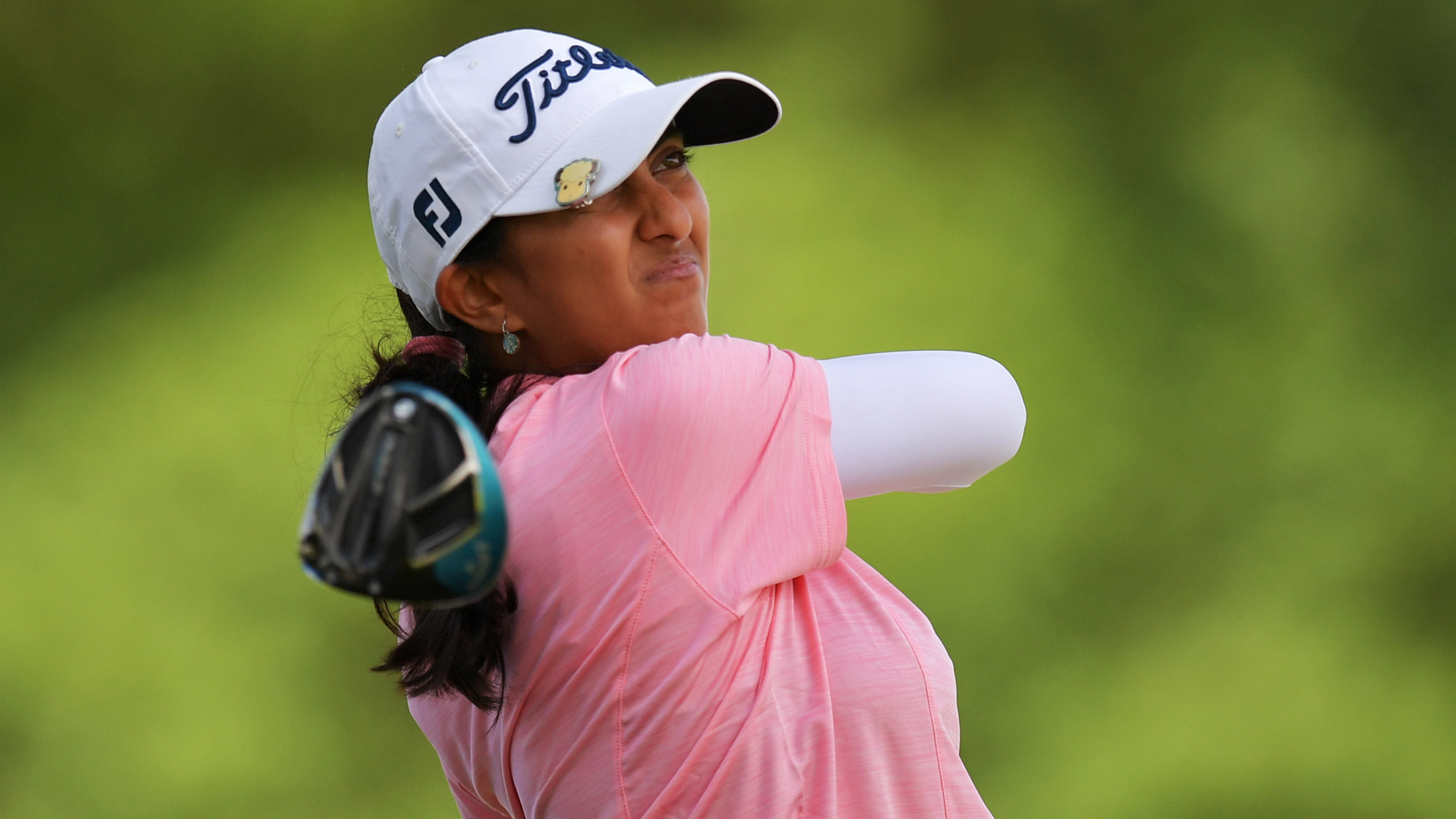 Aditi Ashok Stares Down the Fairway in Round One