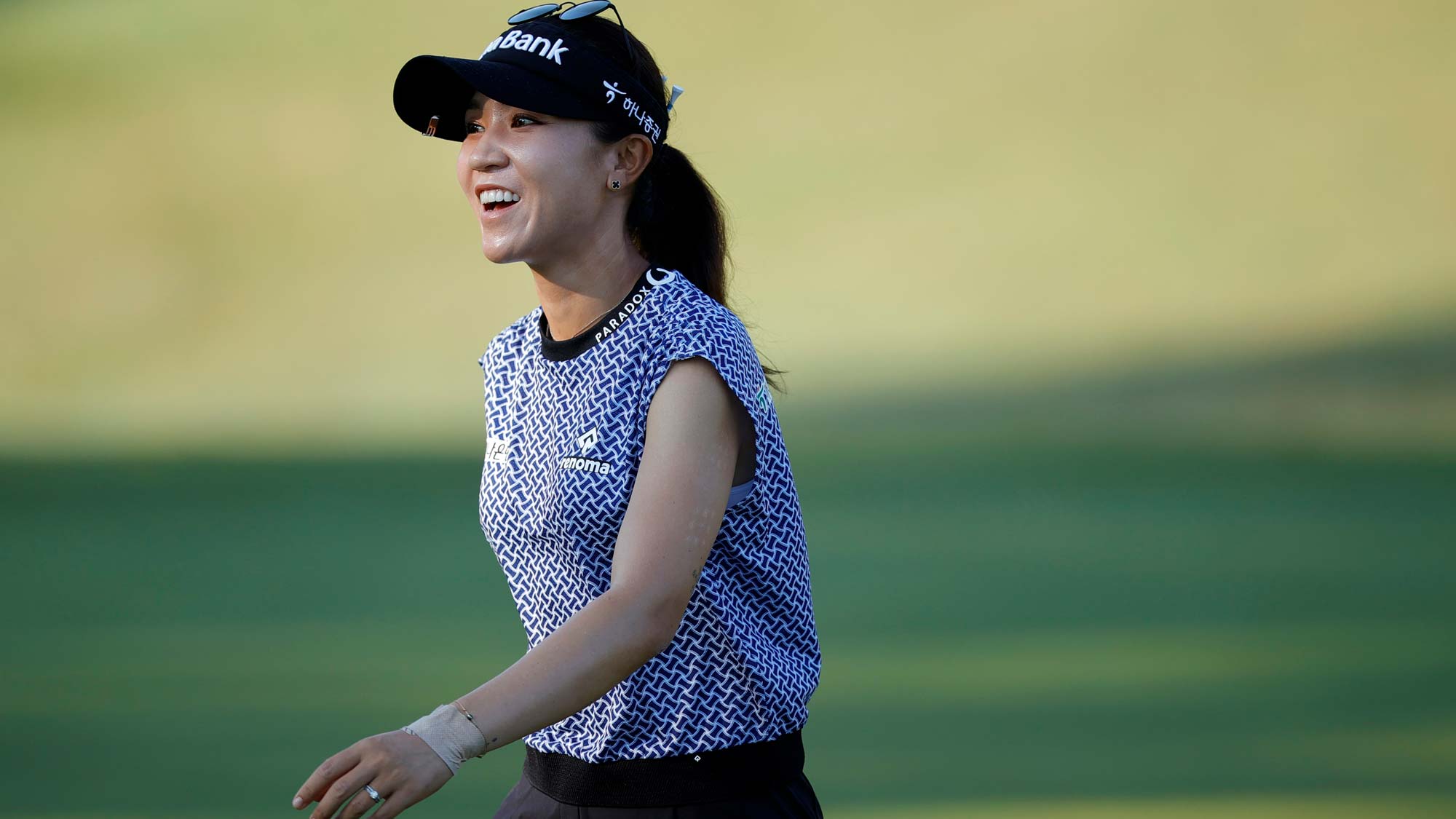 Lydia Ko of New Zealand walks on the third hole during the first round of the Walmart NW Arkansas Championship presented by P&G at Pinnacle Country Club